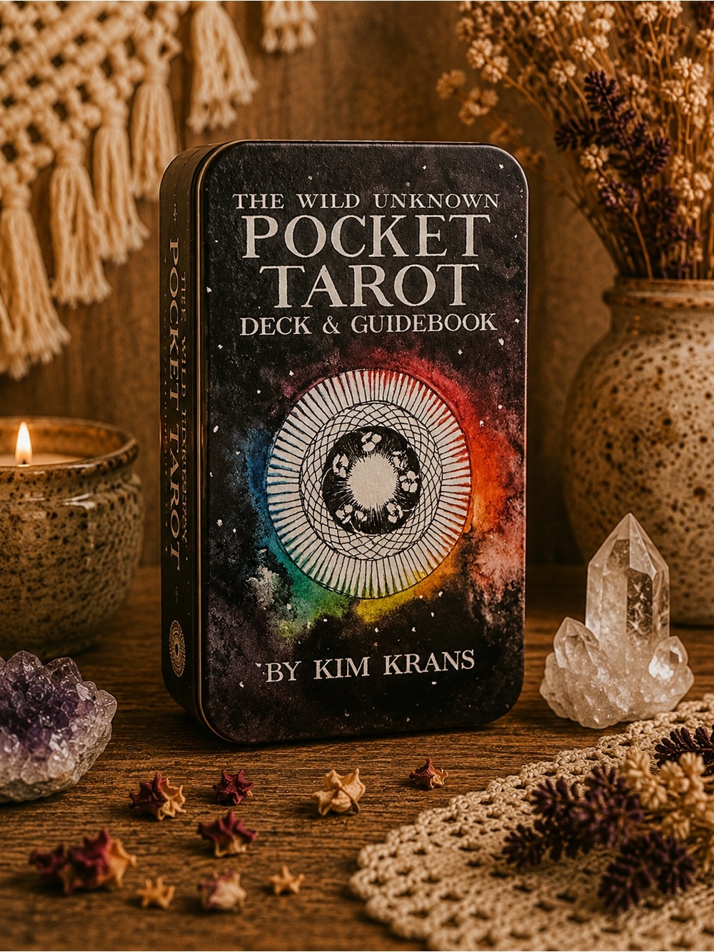 The Wild Unknown Pocket Tarot Harper One Black Tin